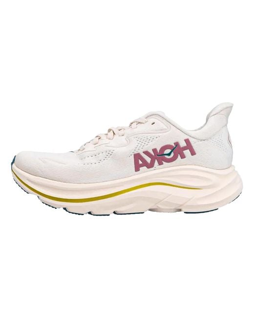 Hoka One One Black Clifton 10 "Birch Alabaster" 1162031 Bhlb"