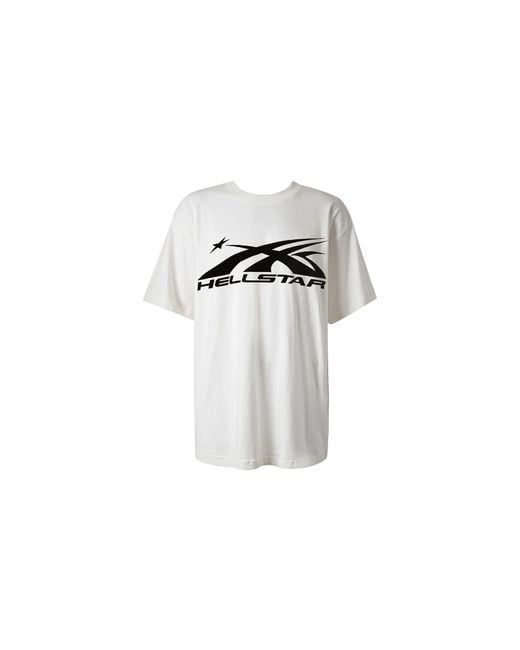HELLSTAR Black Sports Logo T-Shirt Hsr347" for men