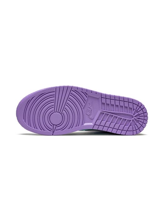 Nike Purple Air Force 1 Low '07 Qs " Skeleton Halloween" Shoes for men