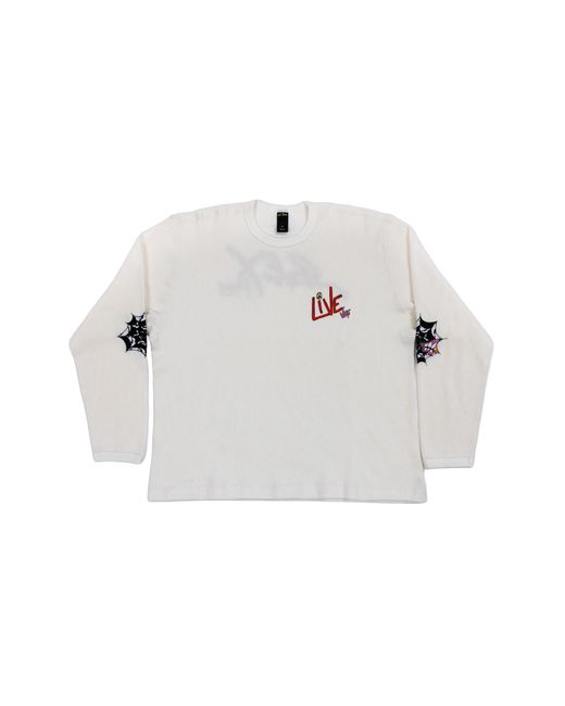 ANTI PROMO Black Live Sex Records Long Sleeve Thermal Mb19" for men