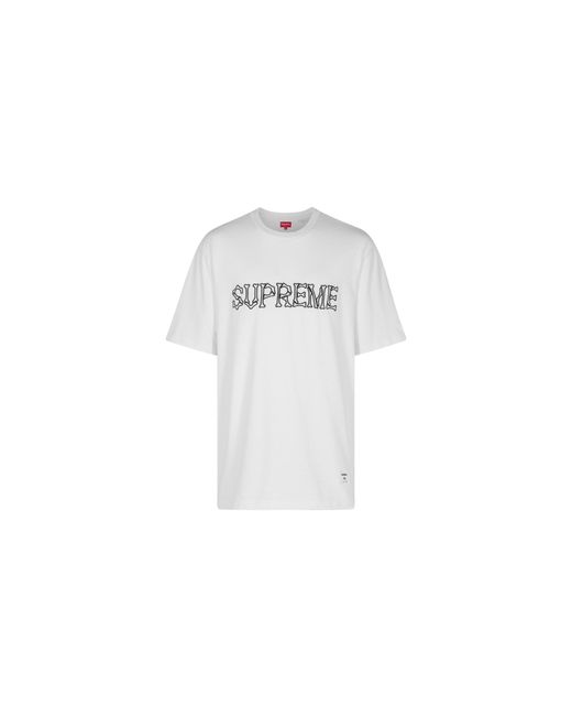Supreme Black Bones S/S Top "Ss22" Su435"