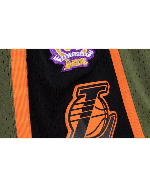 Mitchell & Ness Green Flight Swingman Short "Nba La Lakers 2009" Smsh4848 Lal09Pppdkgn" for men