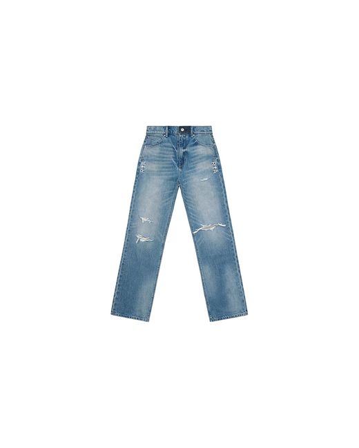 RTA Blue Jonas Ripped Medium Wash Jeans "Medium" Mf24D834 B1327Medds" for men