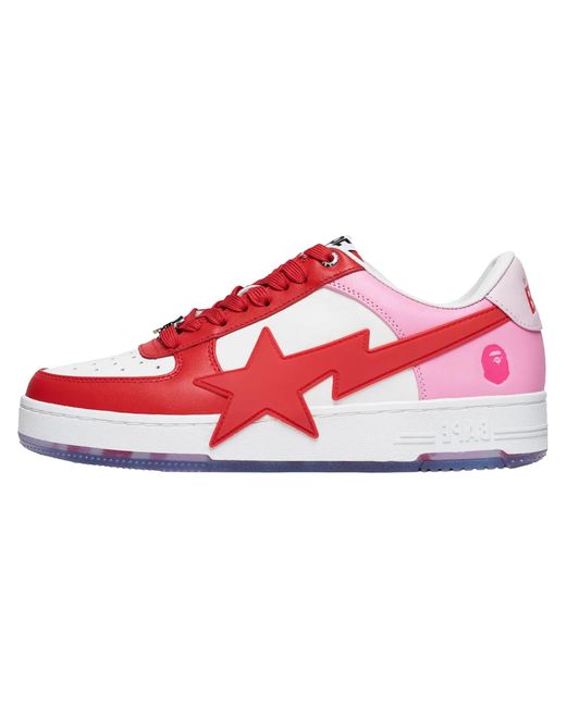 A Bathing Ape Red Sta Os 1K80-191-309 for men