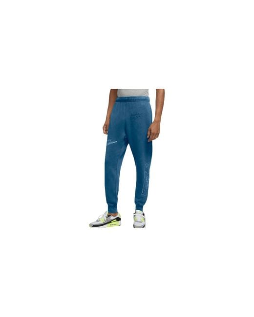 Nike Black Sportswear Club Fleece Pants Dc2727 301" for men