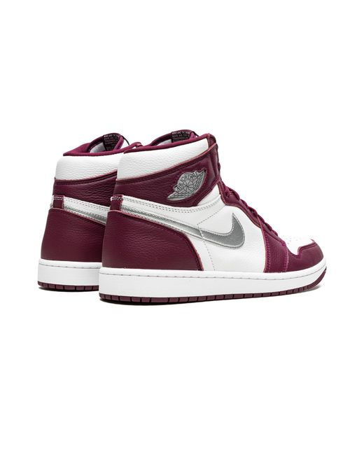 Nike Purple Air 1 Retro High Og "Bordeaux" 555088 611" for men