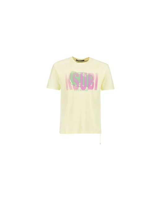 Ksubi Black Deranged Kash Short Sleeve T-Shirt "Lemon" 5000007159" for men