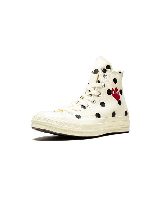Converse Black Chuck 70 Hi "Comme Des Garçons Play Polka Dot" 157251C" for men