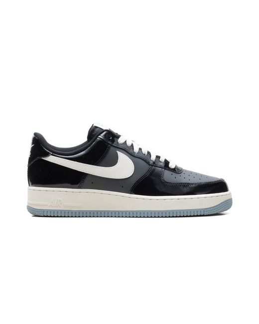 Nike Black Air Force 1 Low Iron Patent" Ib7676 001" for men