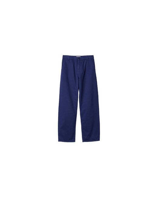 Miu Miu Blue Gabardine Pants "Ink" Mp1970 19Jy F0021"