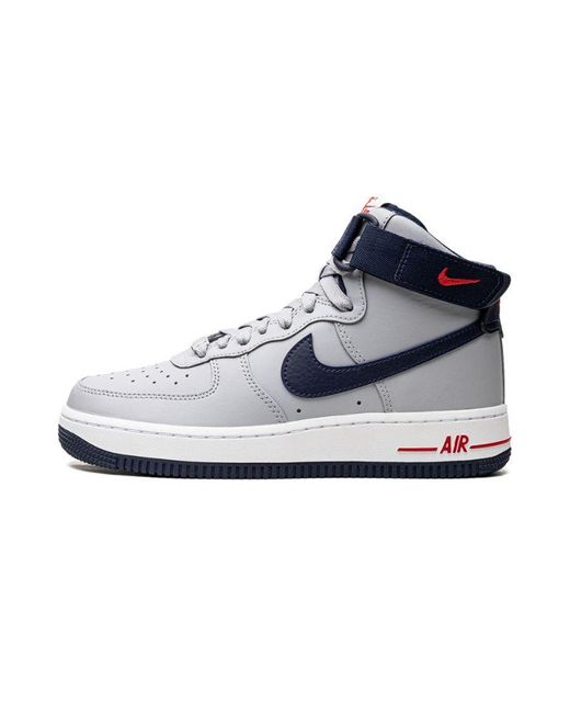 Nike Blue Air Force 1 High Mns "Patriots" Shoes