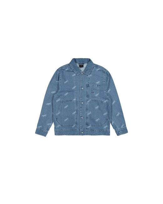 Nike Blue Flight Heritage Denim Jacket "Flight Heritage Denim Jacket" Fn4649 436" for men