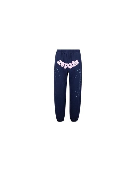 Sp5der Black Og Web Sweatpants M01Ss002Ognp"