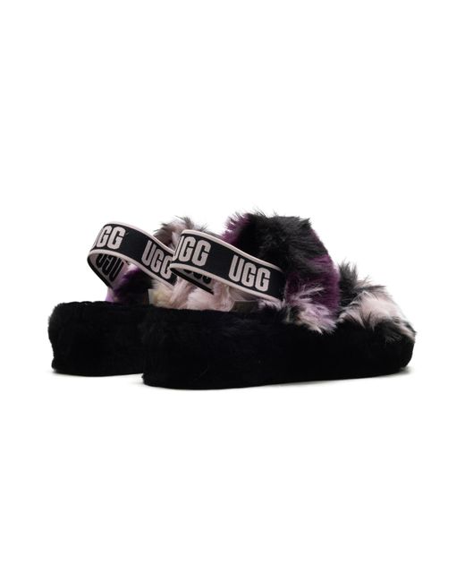 Ugg Black Oh Yeah Slide "Tie Dye Magnolia" 1119821 Mgnl"