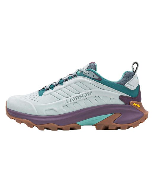 Merrell Blue Moab Speed 2 Leather Waterproof "Highrise" J038228"