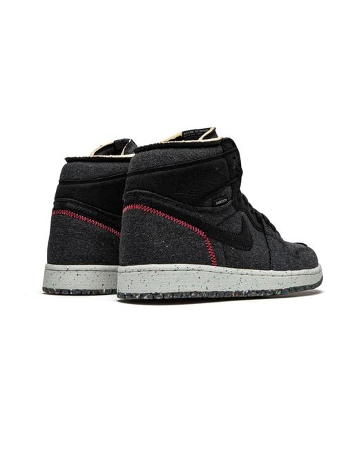 Nike Black Air 1 Retro High Og Zoom "Crater" Cw2414 001" for men
