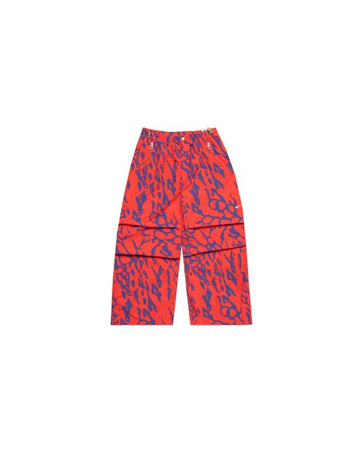 Nike Red Project F.R.O.G. Parachute Trousers "Light Crimson Deep Night Light Lemon Twist" Hq0467 635" for men