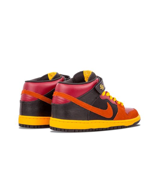 Nike Black Dunk Mid Pro Sb "Ostrich" 314383 680" for men