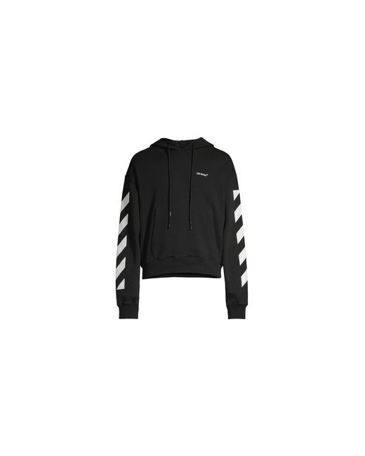 Off-White c/o Virgil Abloh Black Diagonal Oversized Hoodie A23Ohbao" for men