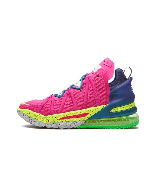Nike Black Lebron 18 "Los Angeles By Night" Db8148 600" for men