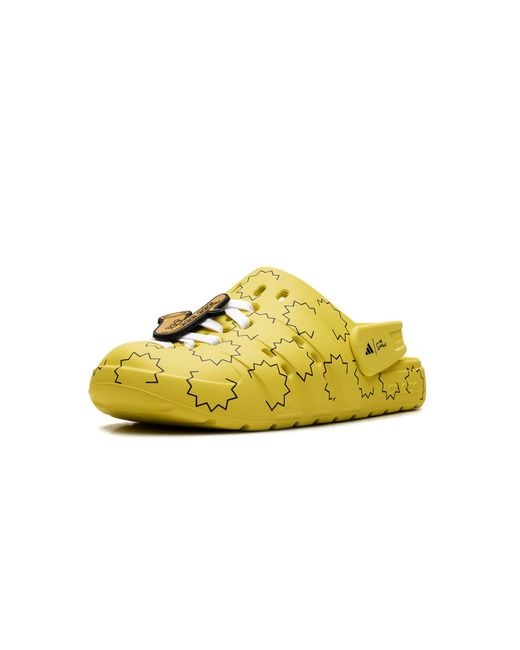 Adidas Yellow Adilette Clog "The Simpsons" Hq2580" for men