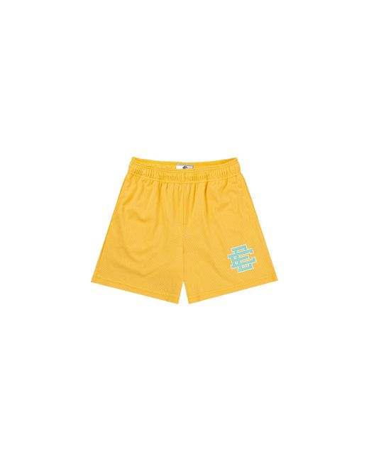 Eric Emanuel Black Ee Basic Shorts "Cornsilk/Baby" Ee092" for men