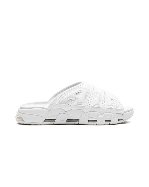 Nike Black More Uptempo Slide "Triple" Fd9884 101" for men