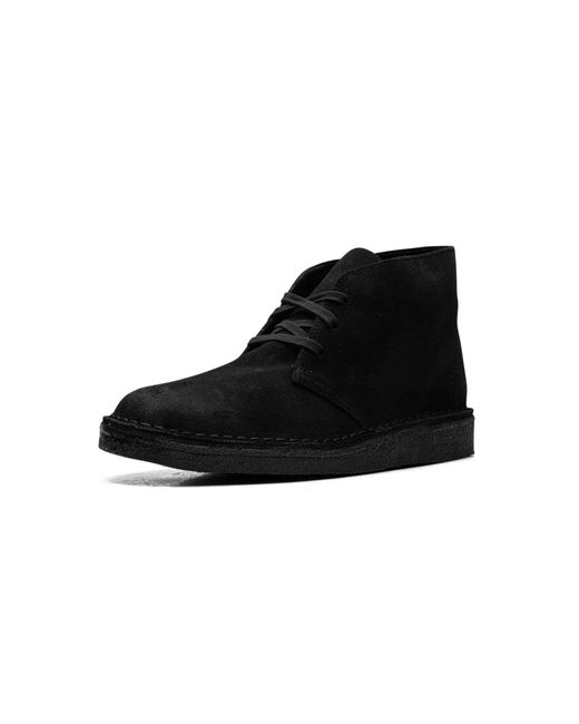 Clarks Black Desert Coal Boot Suede" 26154809" for men