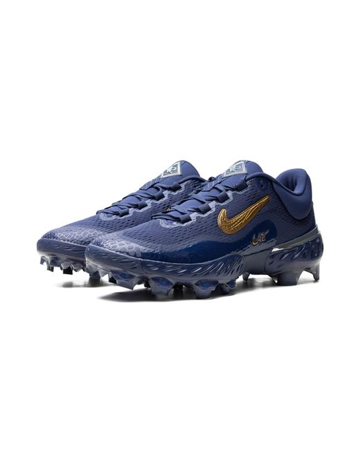 Nike Blue Alpha Huarache Elite 4 Low "jackie Robinson Day" Shoes for men