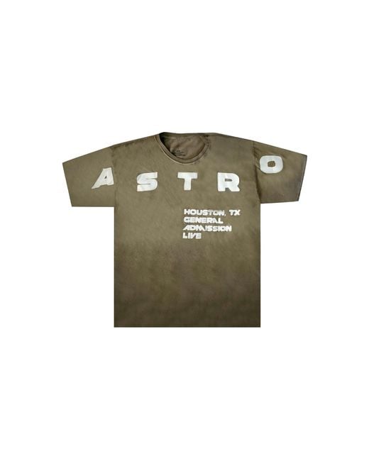 Travis Scott Green Cactus Jack Flaming Tv T-Shirt Cpfm74"