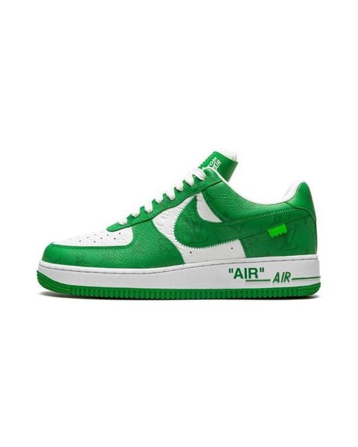 Nike Louis Vuitton Air Force 1 Low virgil Abloh in Green