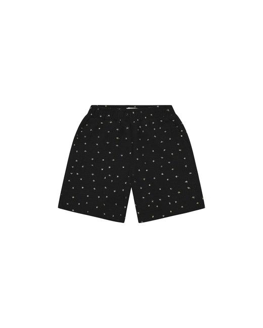 Honor The Gift Black Beaded Short Htg250320 Blk" for men