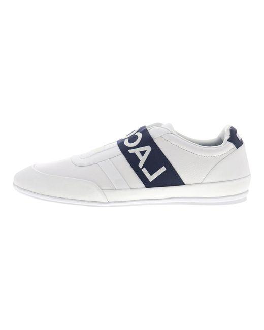 Lacoste Black Misano Elastic Sneakers 38Cma0108 042" for men