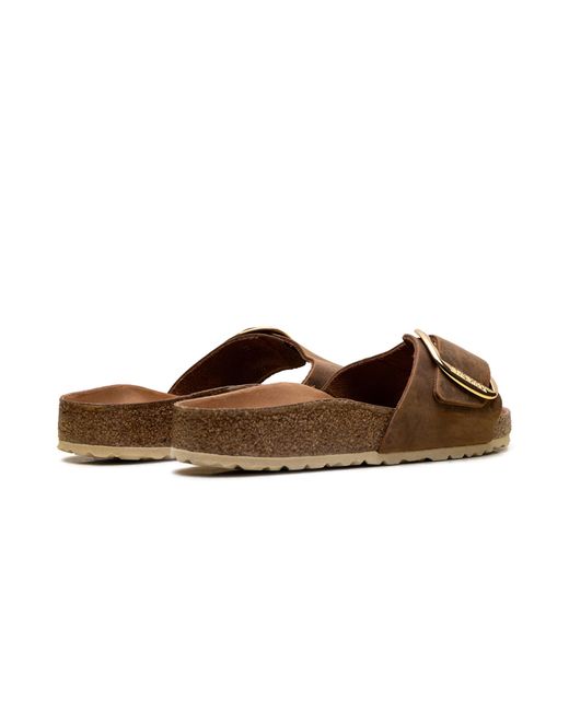 Birkenstock Black Madrid Big Buckle "Cognac" 1006525"