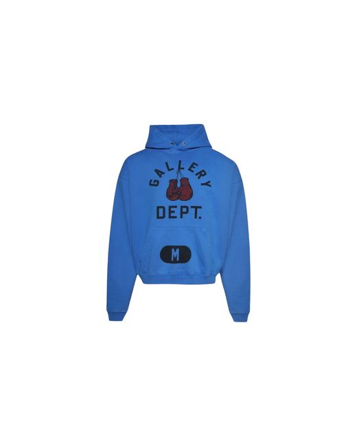 GALLERY DEPT. Blue Boxing Gloves Logo Hoodie "Royal" M4594Stw" for men