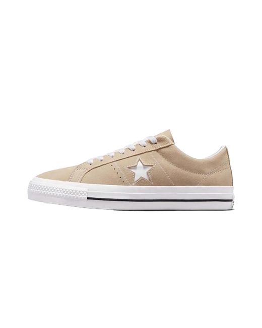 Converse Black One Star Pro Vintage Suede Low "Oat Milk" A04155C" for men