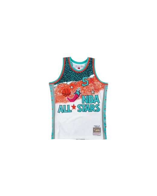 Mitchell & Ness Black Nba Sublimated Jason Kidd Swingman Jersey "1996 All Star West for men