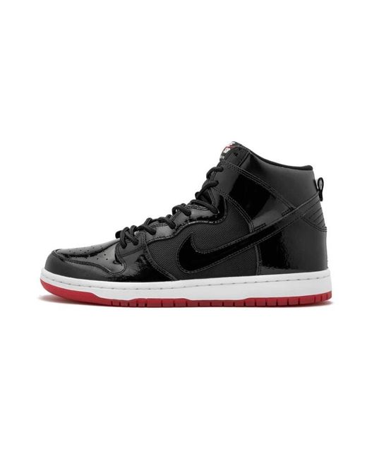 Nike Black Sb Zoom Dunk High Tr Qs 'bred' Shoes for men