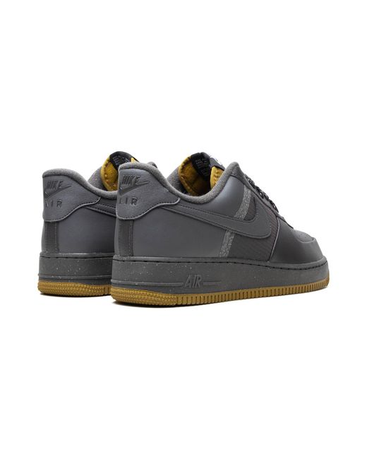 Nike Black Air Force 1 Low "medium Ash" Shoes
