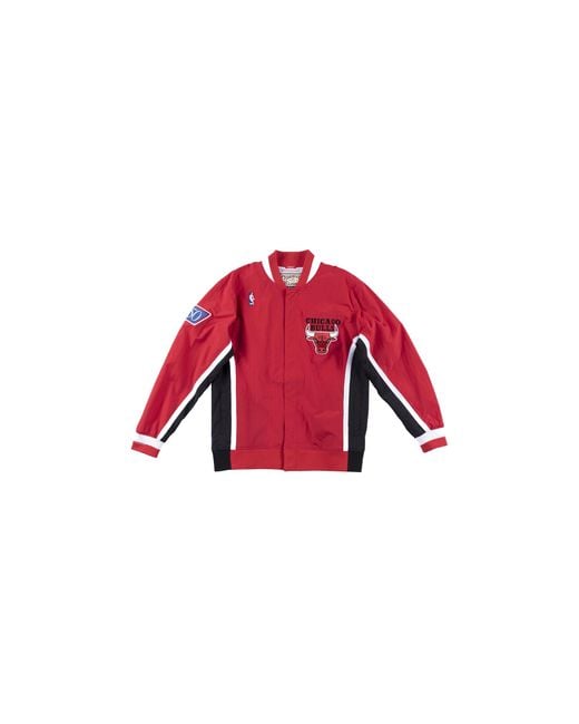 Mitchell & Ness Nba Authentic Warm Up Jacket Bulls 96 "Chicago Bulls" Awjkgs18509 Cbured196" for men