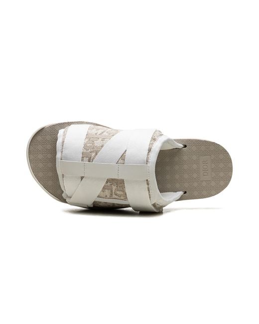 Dior Black Alpha Sandal 3Sa081Yxv H060" for men