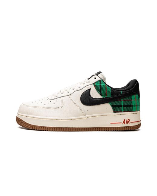 Nike Black Air Force 1 Low '07 Lx "Plaid Pale Ivory Stadium" Dv0791 100" for men