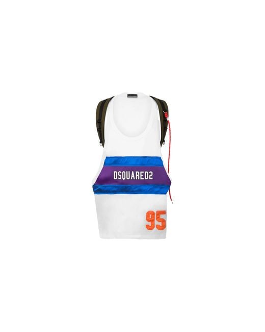 DSquared² Black Wild2 Tank Top S71Nl0119D20020100" for men