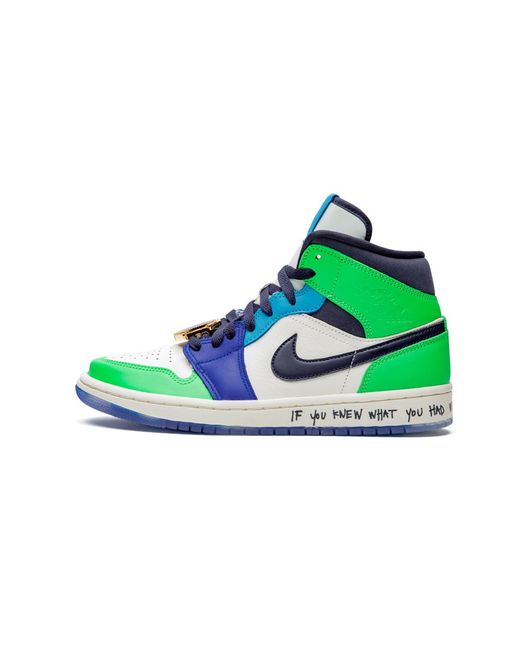 Nike Green Air 1 Mid "Melody Ehsani
