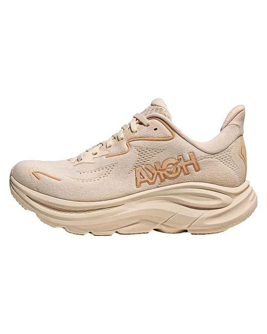 Hoka One One Black Clifton 10 D Wide "Vanilla Birch" 1162050 Vch"