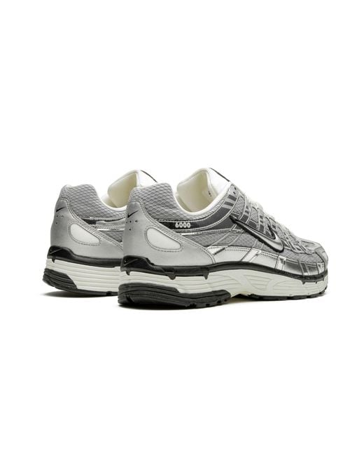 Nike Black P-6000 "metallic Silver" Shoes