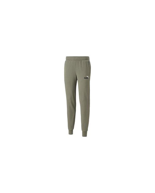 PUMA Black Essential+ Embroidery Logo Fleece Pants "Grape Leaf 846810 44" for men