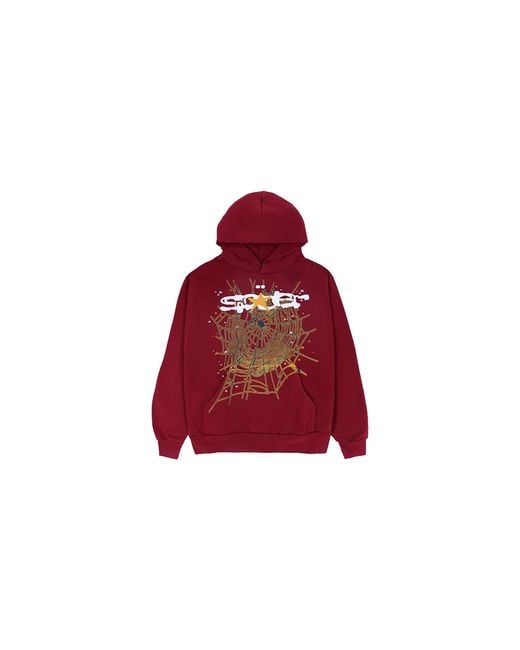 Sp5der Red Hoodie Sp5 21Marh"