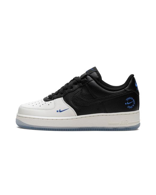 Nike Black Air Force 1 Low "Tinaj" Fq2103 001" for men