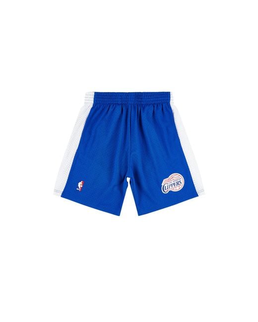 Mitchell & Ness Blue Swingman Shorts "Nba Los Angeles Clippers 2002" Smshgs20039 Lacroya02" for men
